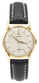 Omega 18K Gold Dress Watch, Circa 1950's