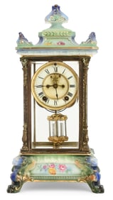 Ansonia Clock Co. Crystal Regulator No. 6 Mantel Clock