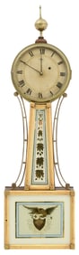 Attributed to Aaron Willard Jr. (1783-1864), Banjo Clock