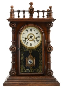 Welch Spring & Co. "Gerster V.P." Mantel Clock