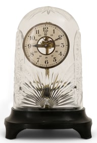 Bulle ATO Electric Mantel Clock with Crystal Dome
