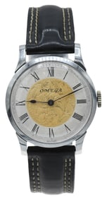 Omega Stainless Steel & Brass Wristwatch