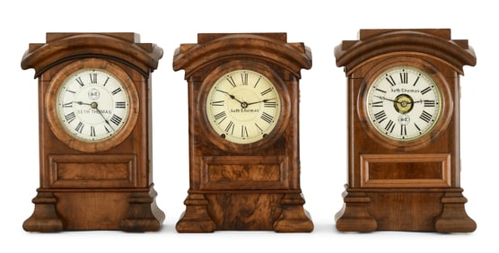 Lot of Three Seth Thomas "Arch Top" Mantel Clocks