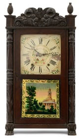 Mitchell & Atkins Transitional Column & Splat Shelf Clock