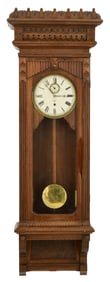 William L. Gilbert Clock Co. Regulator No. 11 Wall Clock
