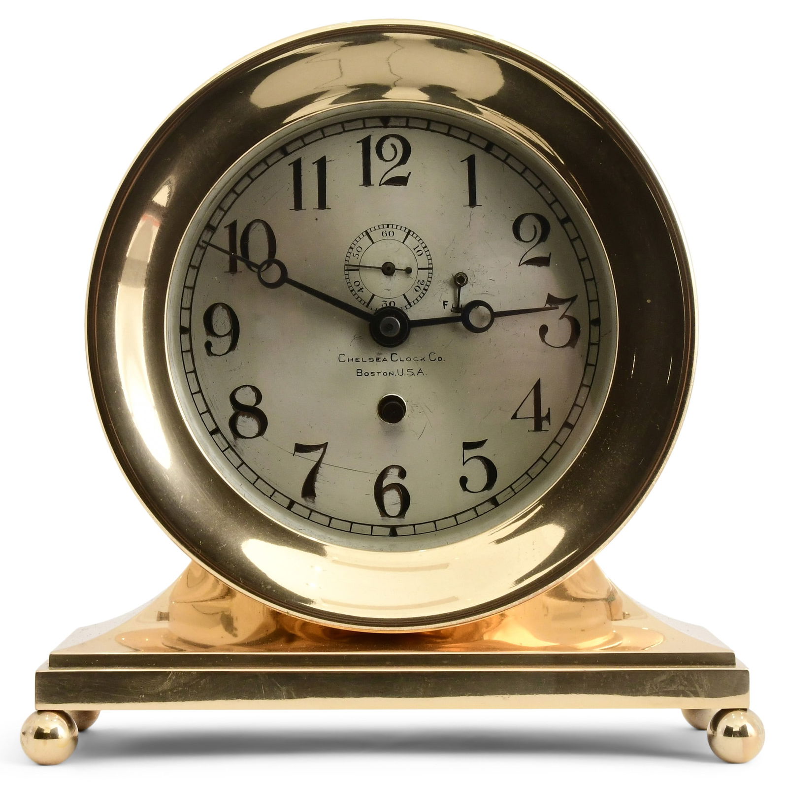 Chelsea Clock Co. "Base & Ball" Mantel Clock (1 of 8)