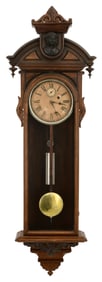 William L. Gilbert Clock Co. "Regulator No. 4" Wall Clock