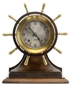 Chelsea Clock Co. "Mariner" Ship's Bell Clock, The Cowell & Hubbard Co.