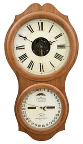Ithaca Calendar Clock Co. "No. 4 Hanging Office" 30-Day Clock