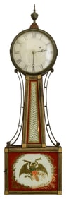 Early 19th Century American Banjo Clock