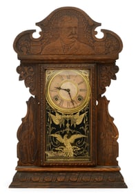 E.N. Welch Mfg. Co. "Lee" Commemorative Shelf Clock