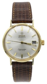 Omega Seamaster De Ville 14K Gold Wristwatch, Circa 1960's