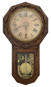 William L. Gilbert Clock Co. "Star Drop" Wall Clock