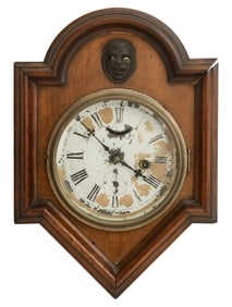 F. Kroeber Clock Co. "Blinking Eye" Wall Clock