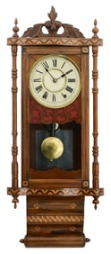 New Haven Clock Co. "Anglo-American" Wall Clock