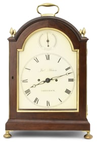 Scottish Mahogany Bracket Clock by John Heron (1772-1837), Greenock