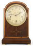 Tiffany & Co. Inlaid Mahogany Mantel Clock