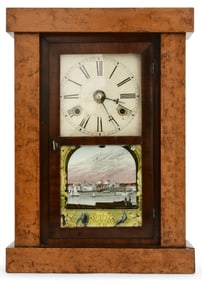 Chauncey Jerome (1793-1868), Flat Empire Column Clock