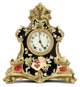 William L. Gilbert Clock Co. "No. 5541" Porcelain Clock