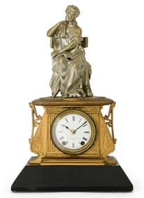 Seth Thomas Sons & Co. "No. 8026" Figural Mantel Clock
