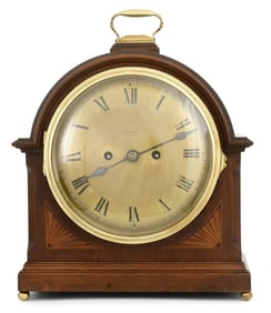 Winterhalder & Hofmeier Double Fusee Mantel Clock, Retailed by G.W. Russell, Philadelphia
