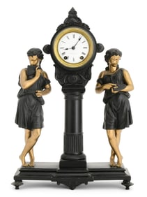 Seth Thomas Sons & Co. "No. 8051" Double Statue Clock
