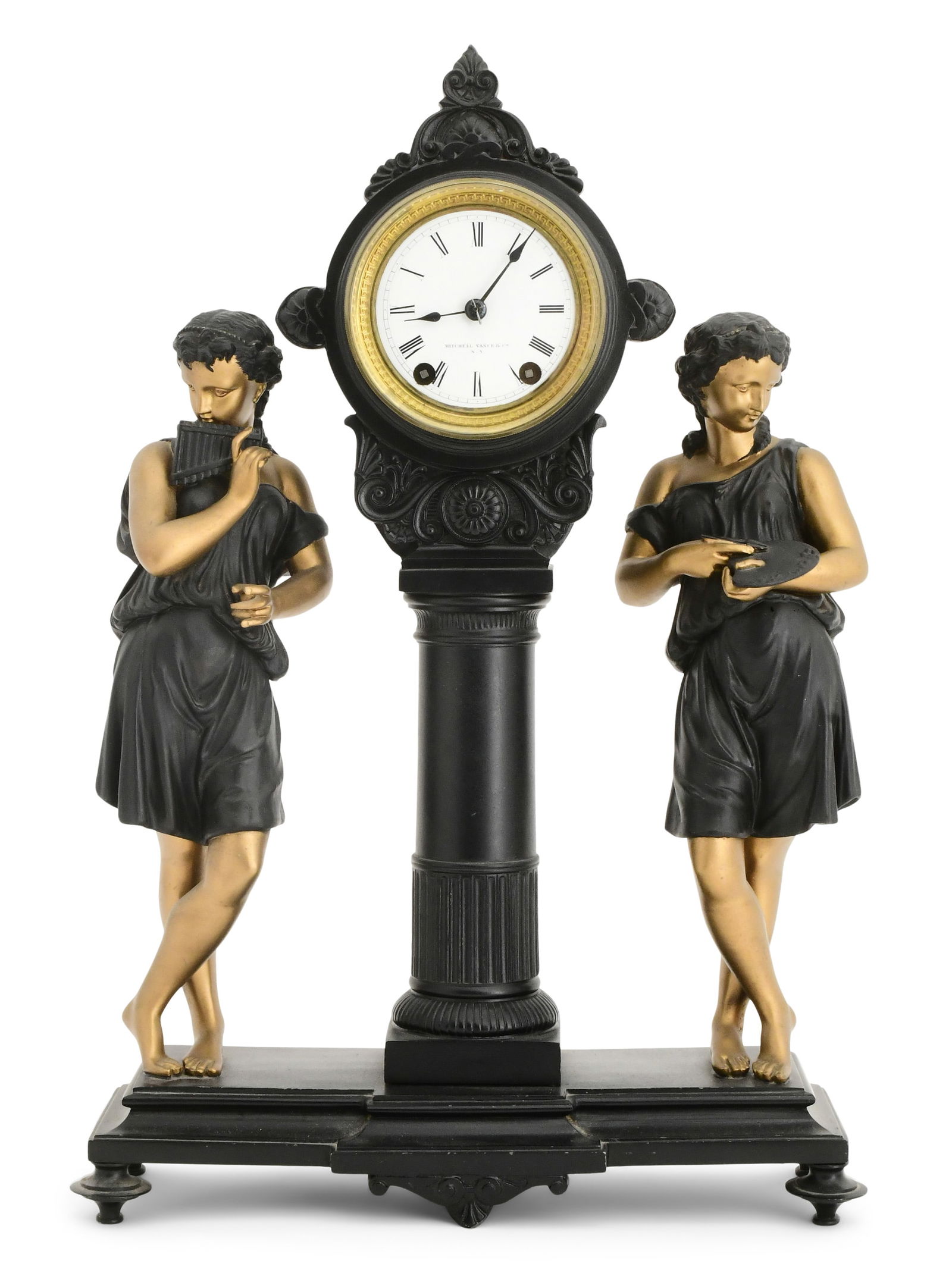 Seth Thomas Sons & Co. "No. 8051" Double Statue Clock (1 of 7)