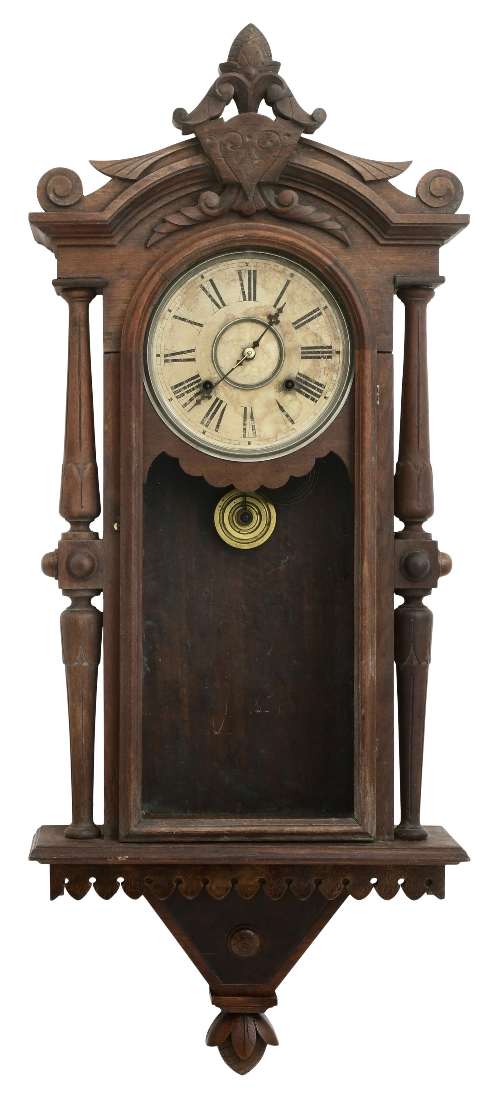 F. Kroeber Clock Co. "Regulator No. 30" Wall Clock (1 of 8)