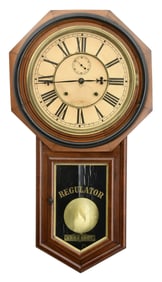 Ansonia Clock Co. "Regulator A" Wall Clock