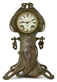 Ansonia Clock Co. "Ophelia" Art Nouveau Mantel Clock