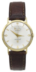 Lucien Piccard "Seashark" 14K Gold Wristwatch