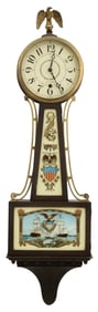 Seth Thomas Presentation Banjo Clock