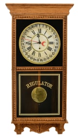 William L. Gilbert Clock Co. "Washington" Calendar Wall Clock