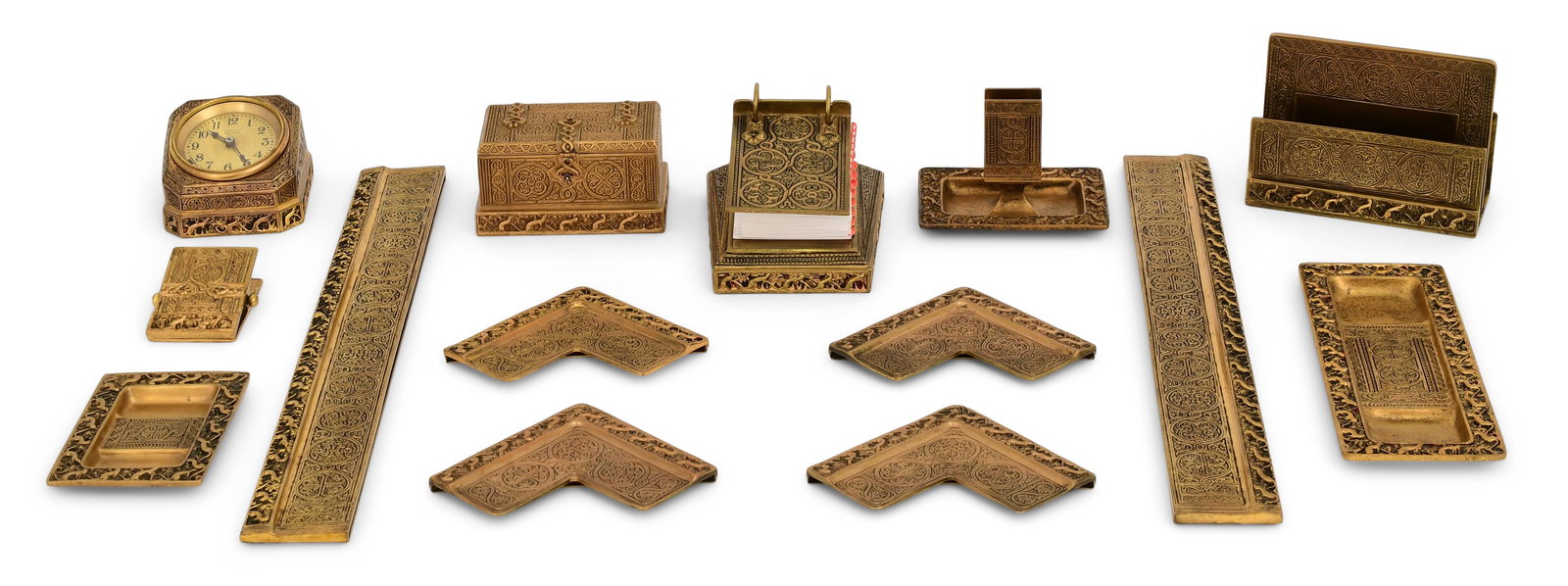 Tiffany Studios Ten-Piece "Venetian" Desk Set (1 of 9)