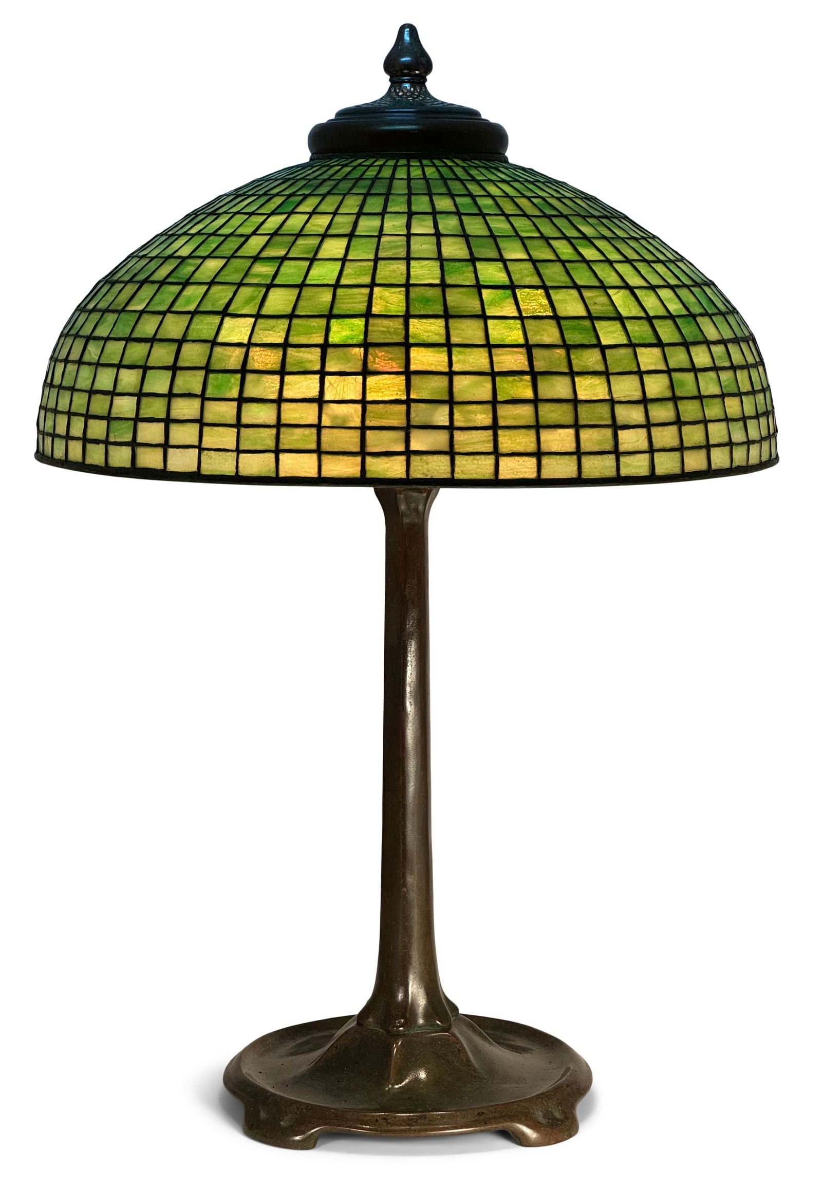 Tiffany Studios "Geometric" Table Lamp (1 of 6)
