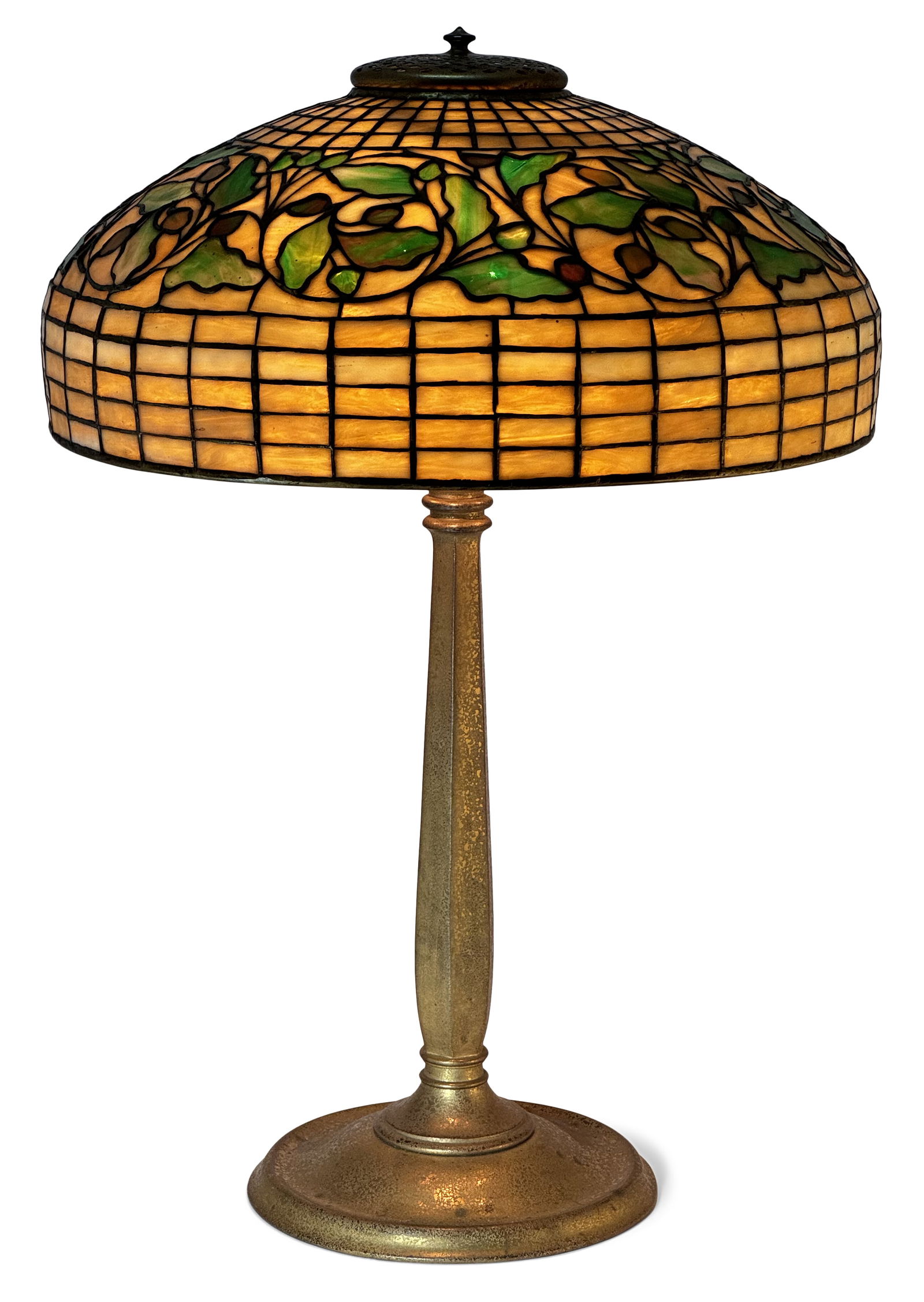 Tiffany Studios "Oak Leaf" Table Lamp (1 of 4)