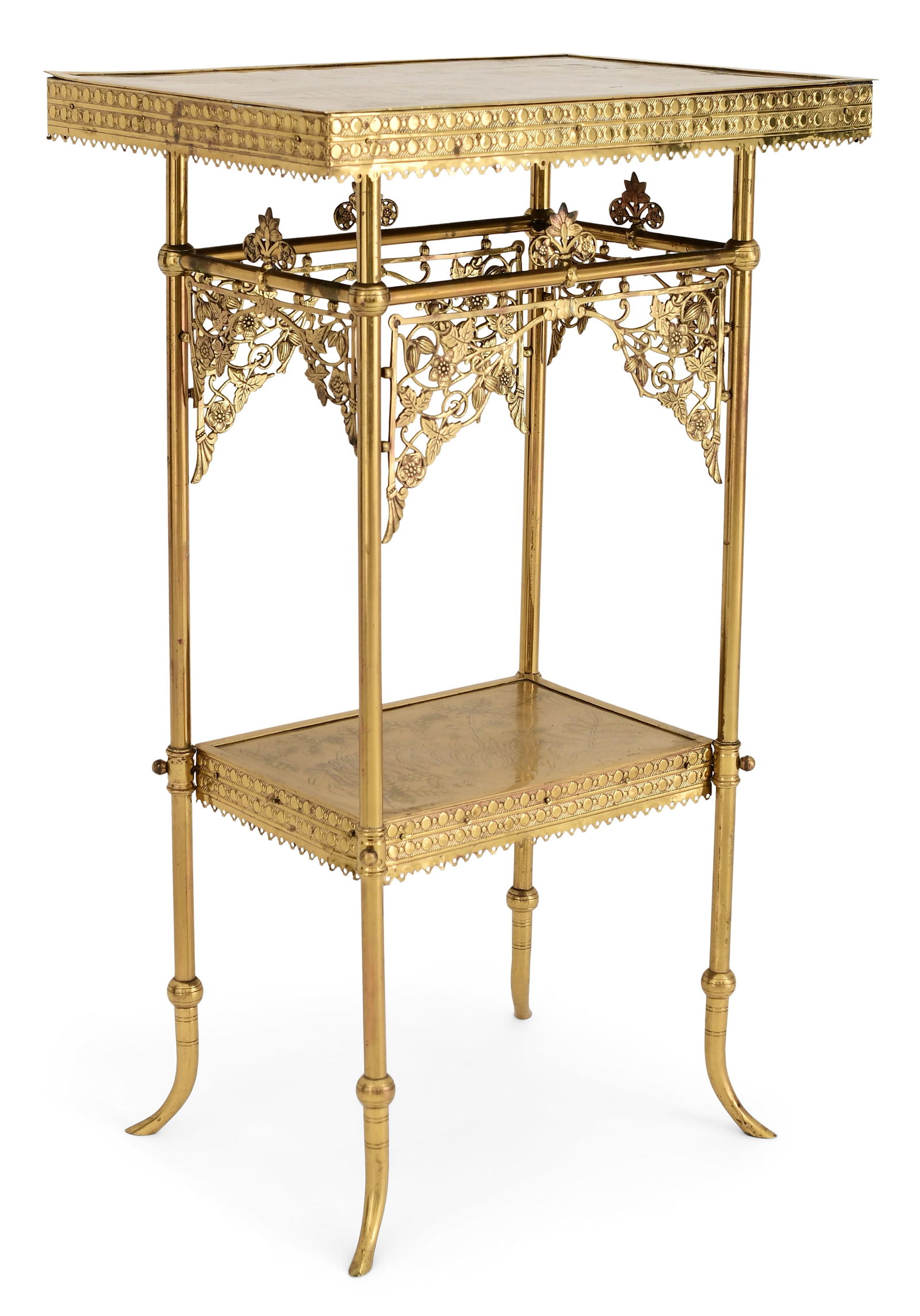 Charles Parker Company Aesthetic Movement Two-Tier Table (1 of 7)