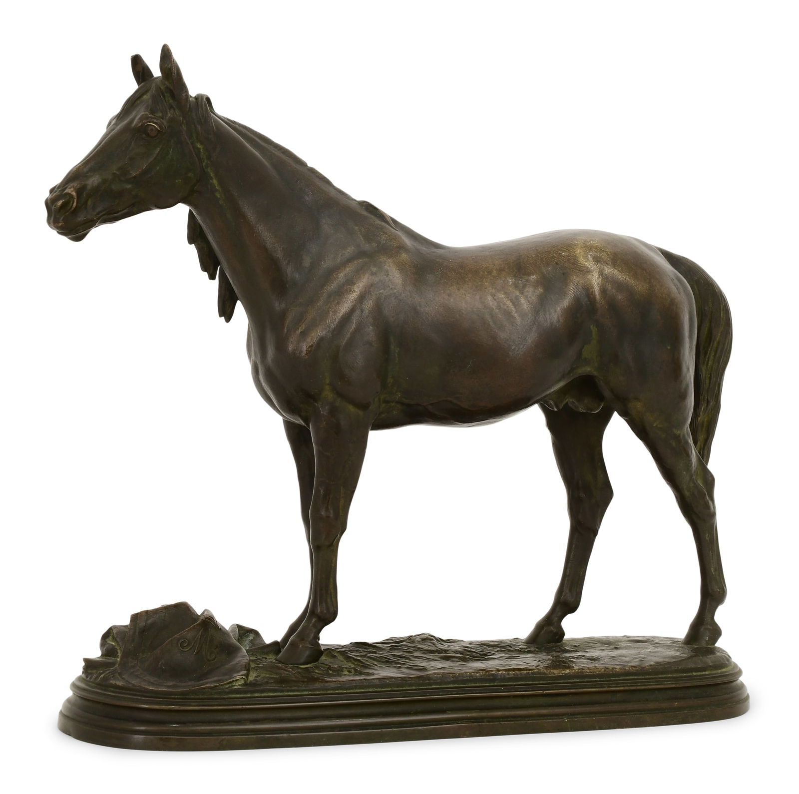 Isidore Jules Bonheur (French, 1827-1901), Bronze Sculpture of a Horse (1 of 7)