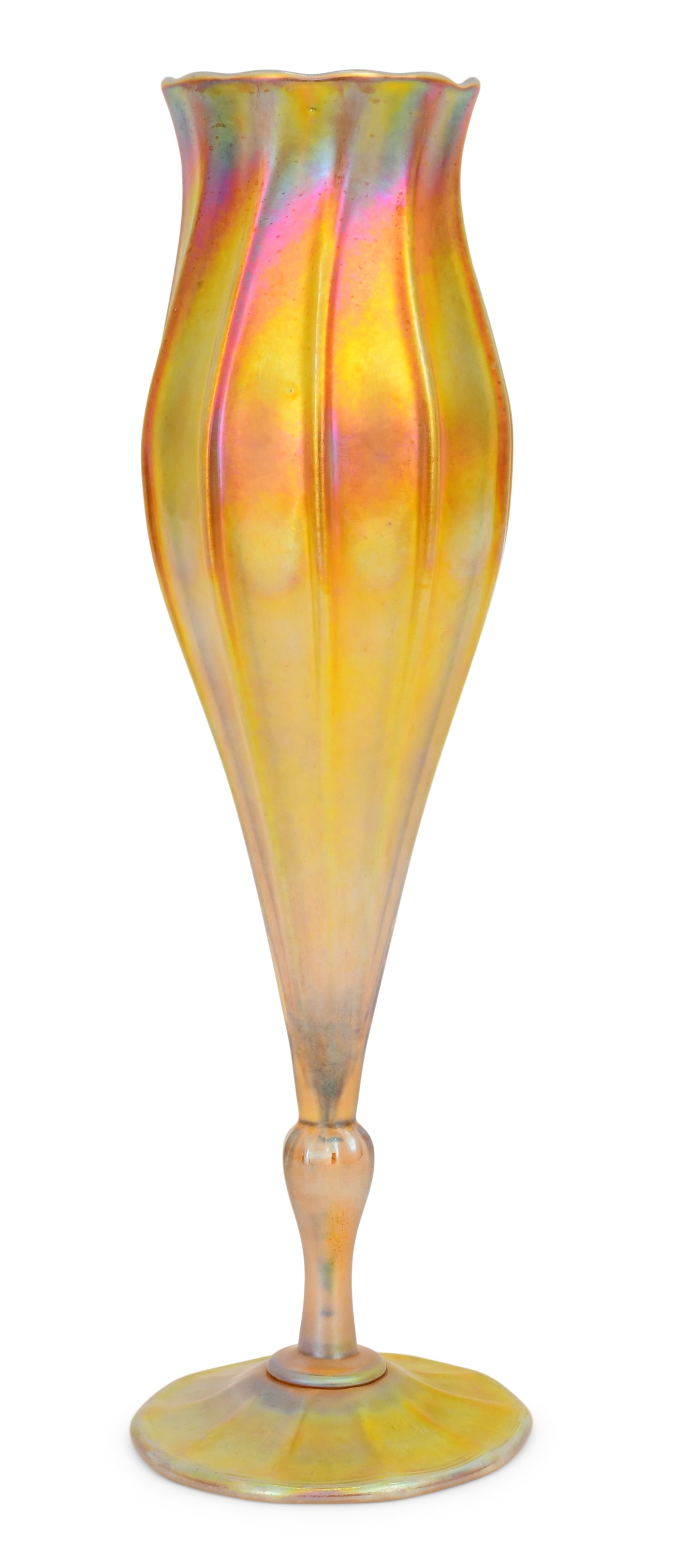 Tiffany Studios Favrile Glass Flower-Form Vase (1 of 4)
