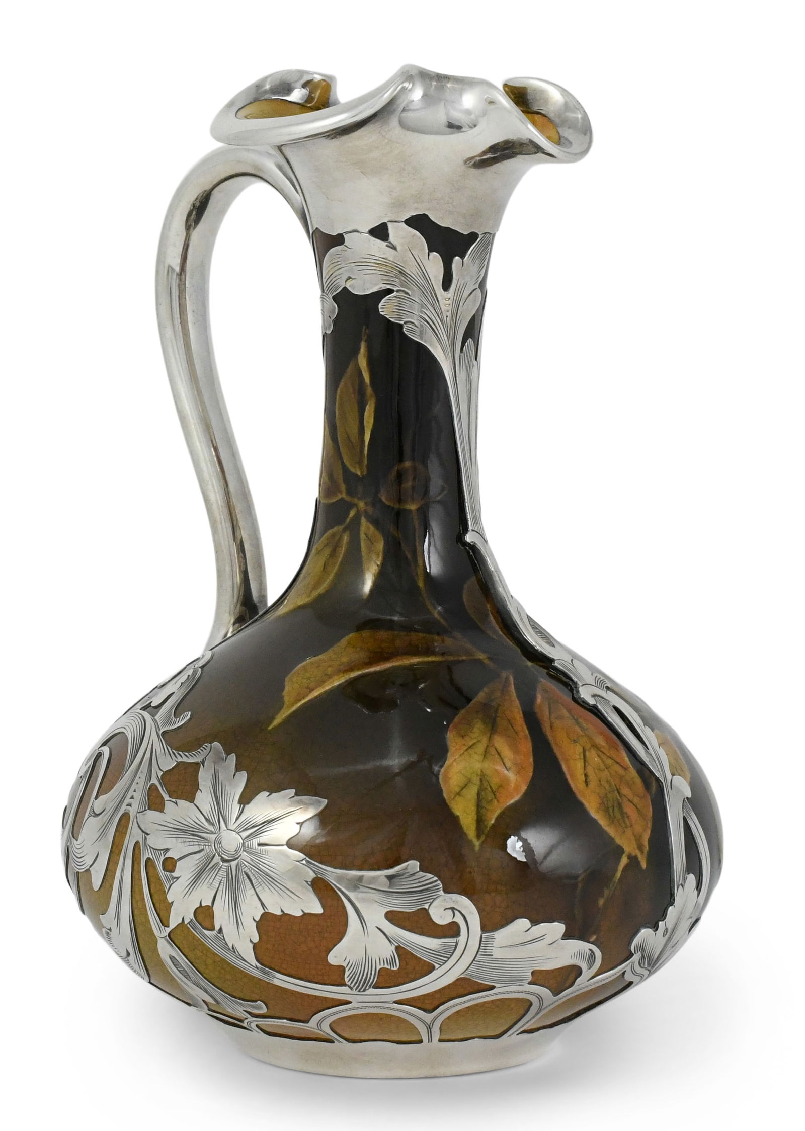Rookwood Pottery Silver Overlay Ewer (1 of 8)