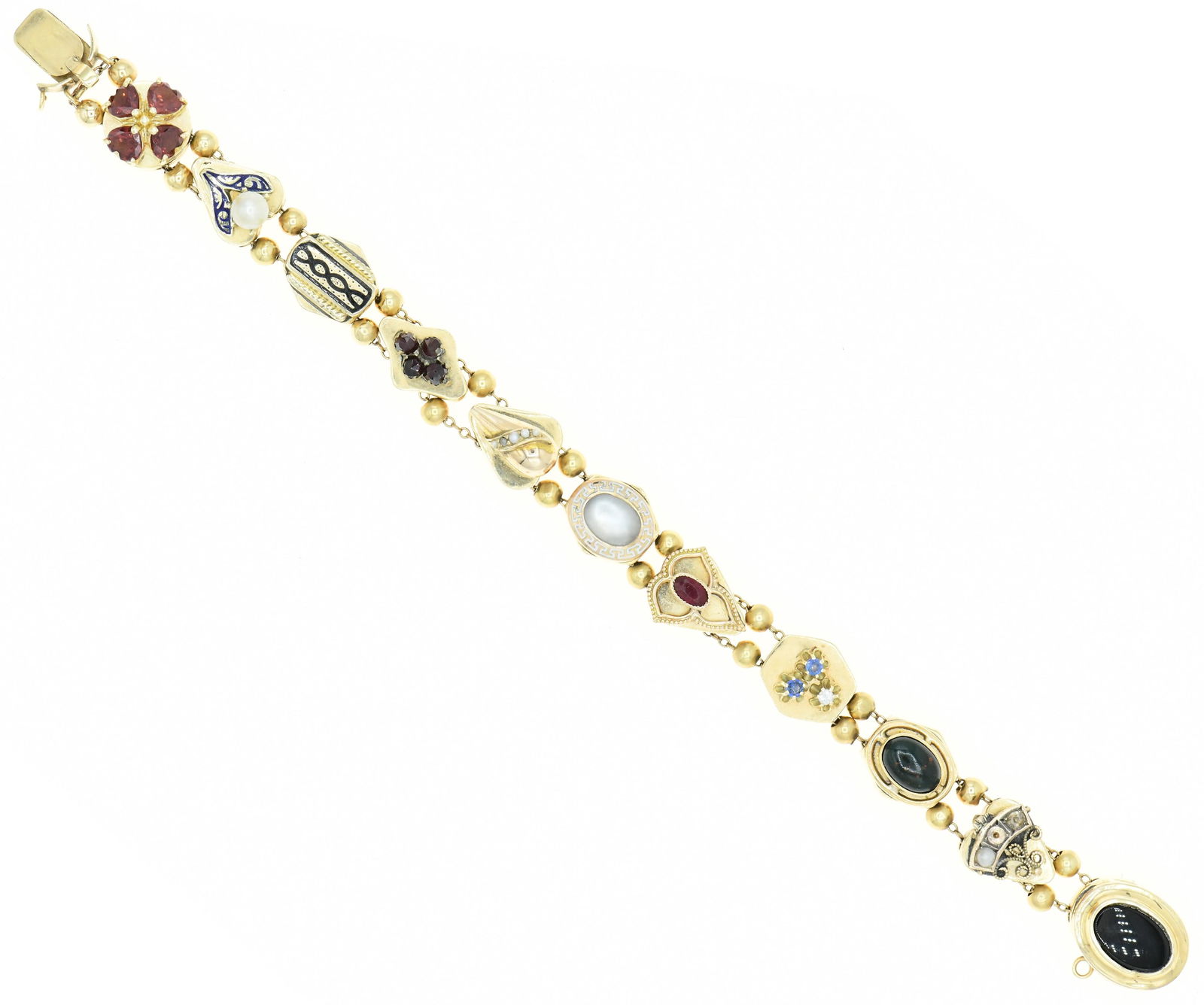 14K Yellow Gold Victorian Slide Bracelet (1 of 2)