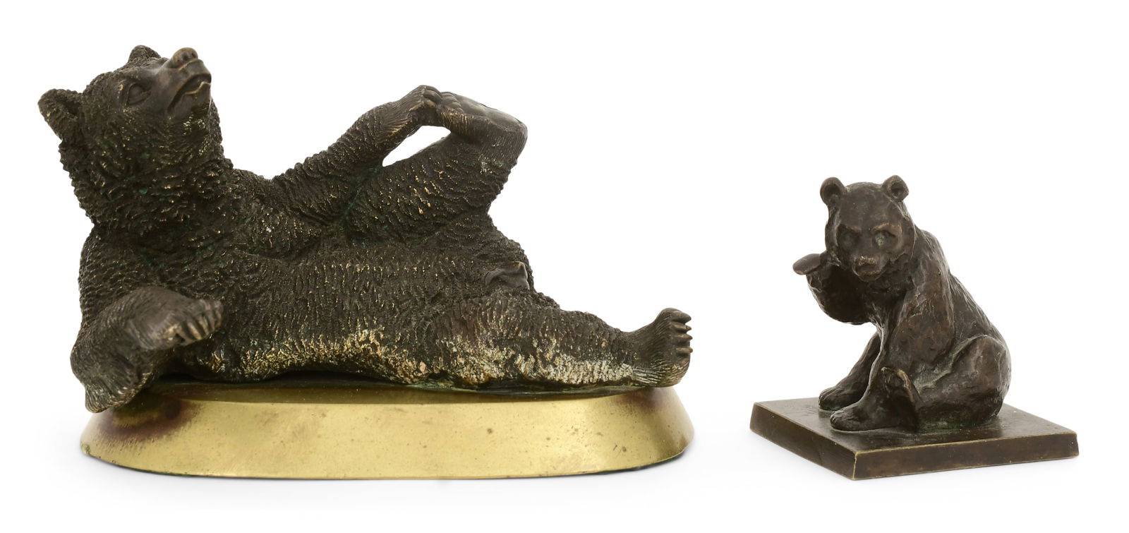 Two Russian Bronze Sculptures of Bears (1 of 5)