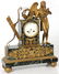 12: 3 Pc. French Figural Mantle Clock Set - 3