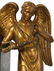 12: 3 Pc. French Figural Mantle Clock Set - 6