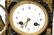 12: 3 Pc. French Figural Mantle Clock Set - 8