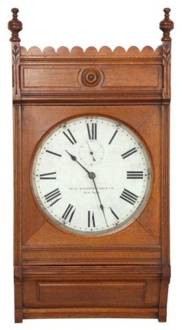 Oak Self Winding No. 11 Wall Clock