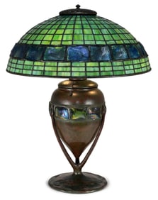 Tiffany Studios "Turtle-Back" Table Lamp