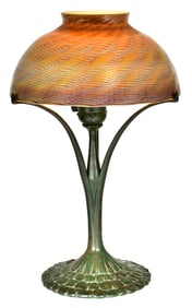 Tiffany Studios "Damascene" Table Lamp