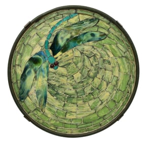 A Large Tiffany Studios "Dragonfly" Trivet