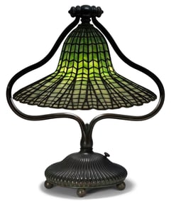 Tiffany Studios "Lotus Bell" Table Lamp
